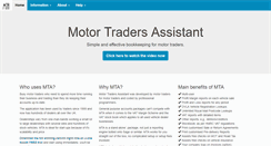 Desktop Screenshot of motortradersassistant.co.uk